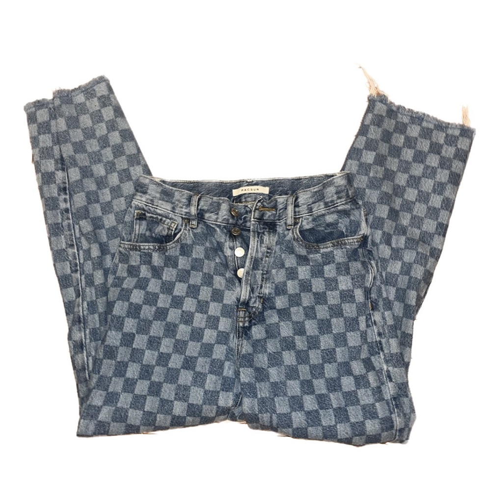 Pacsun checkered jean